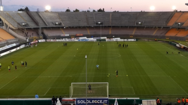 Lo stadio "Via del mare" di Lecce