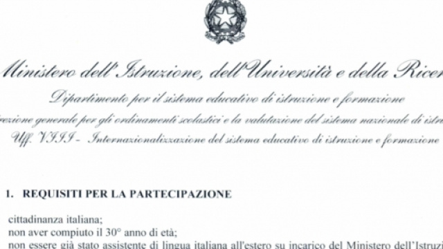 Requisiti e esami necessari per accesso al bando