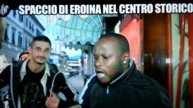 Un'immagine del servizio trasmesso dalle Iene