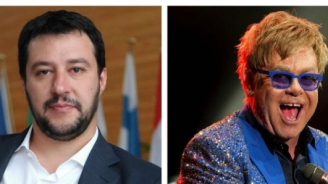 Salvini umilia Elton Jhon e la Rai.