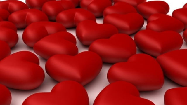 Torta al cioccolato di San Valentino.