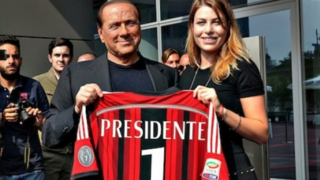 Silvio Berlusconi presidente del Milan.