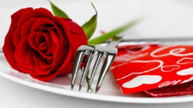 Un piatto preparato per San Valentino