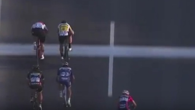 Kristoff e Cavendish insieme sul traguardo