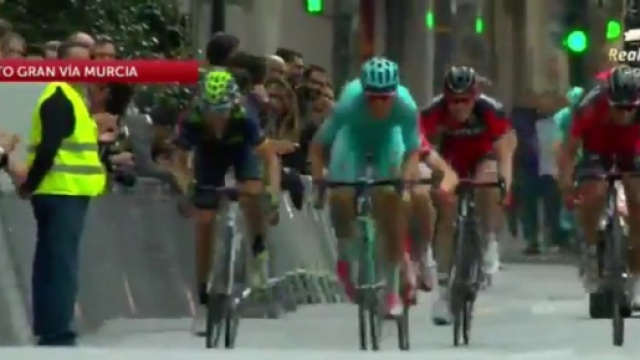 La volata finale della Vuelta Murcia