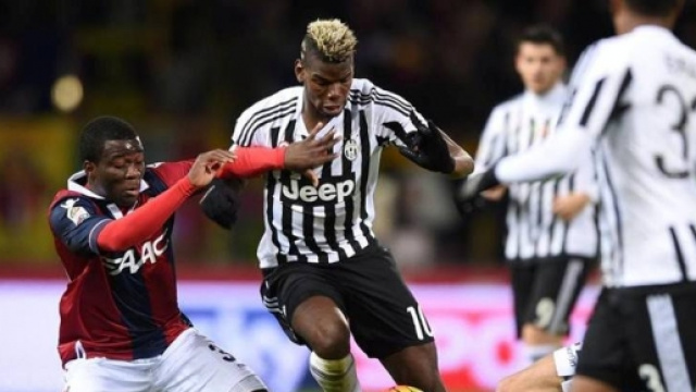 Pogba durante Bologna-Juventus