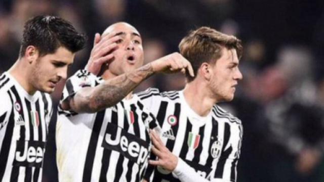 Zaza esulta dopo il goal al Torino.