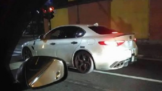 Alfa Romeo Giulia foto spia a Torino
