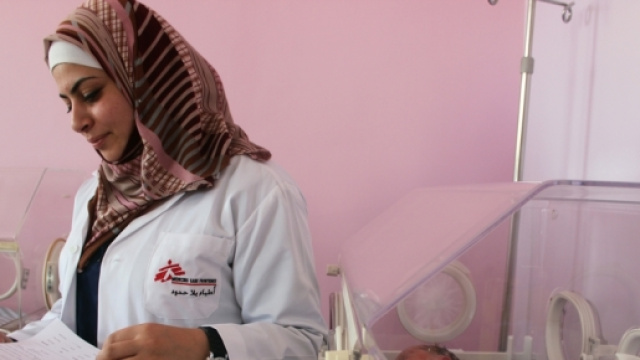 Operatrice sanitaria di Medici senza frontiere