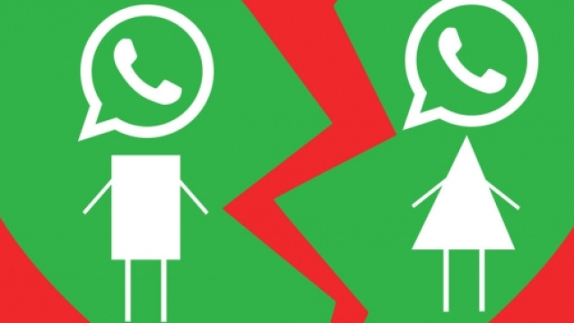 Una coppia spezzata da WhatsApp