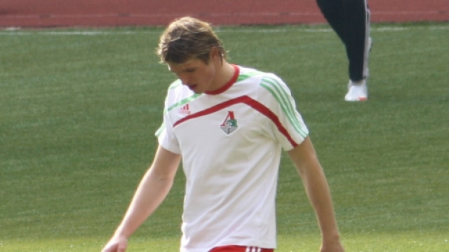 Dmitri Tarasov durante un allenamento