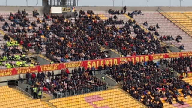 Si attende un grande pubblico a Lecce.