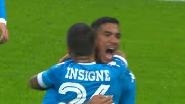 Lorenzo Insigne in Milan-Napoli