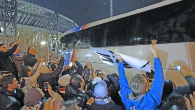 Aggressione contro il pullman della Juventus