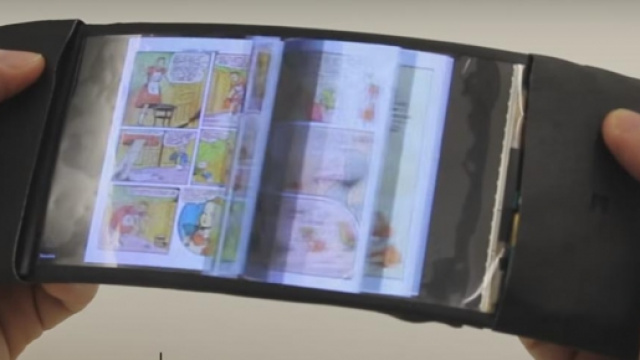 Ecco Reflex mentre si sfoglia un ebook