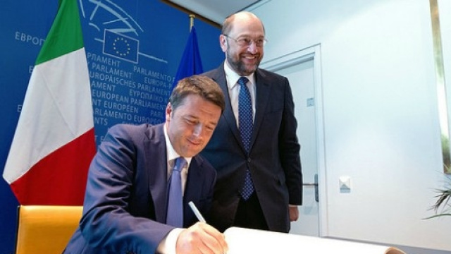 Il premier italiano Matteo Renzi.