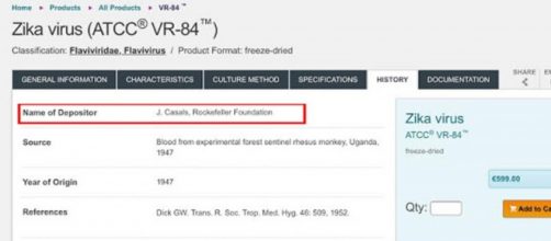 Pruebas de la patente del virus Zika desde 1947