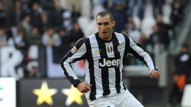 Il difensore bianconero Giorgio Chiellini