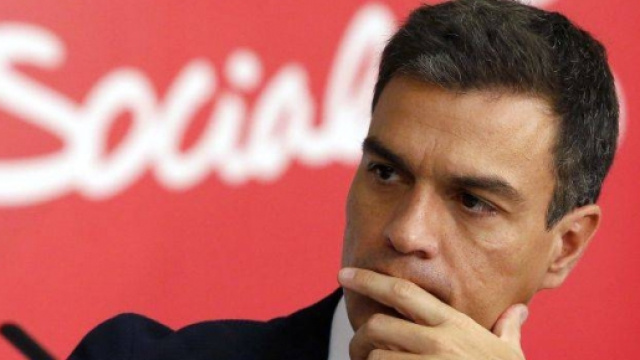 Il leader socialista Pedro Sanchez