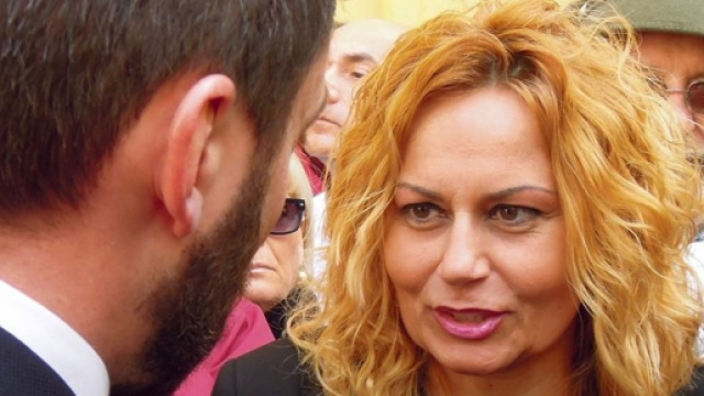 Ardito Brigida con l'on. Rizzetto