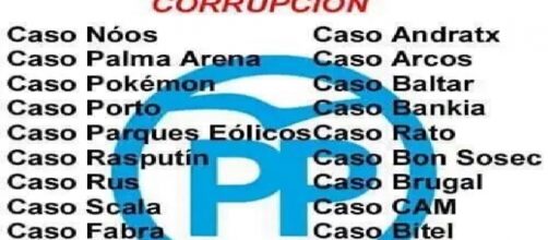 Los casos de corrupci&oacute;n del PP