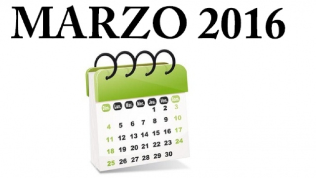 Calendario marzo 2016: feste ed eventi