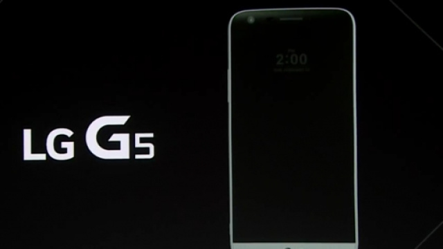 Design frontale del nuovissimo LG G5