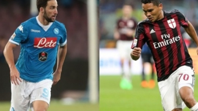 Higuain-Bacca: i protagonisti delle due squadre