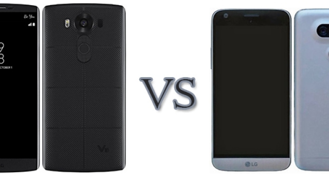 Confronto smartphone LG: V10 vs G5