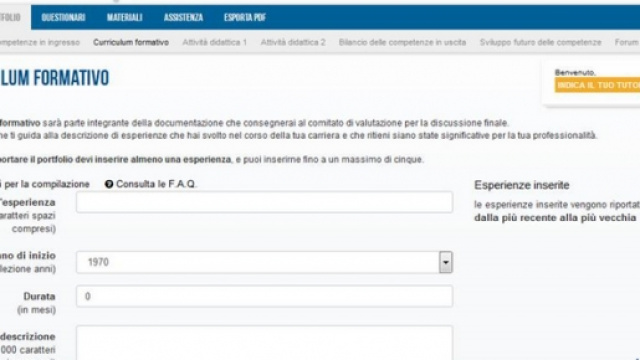 Indire 2016, il curriculum formativo