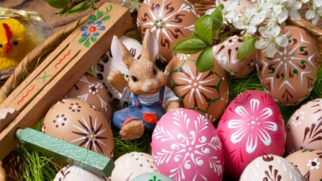 Le uova di cioccolato tipiche di Pasqua