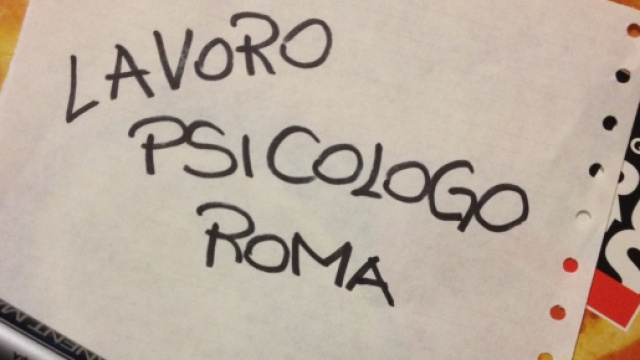 Roma, offerte di lavoro per psicologi