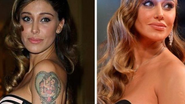 Belen cancella il tatuaggio sulla spalla