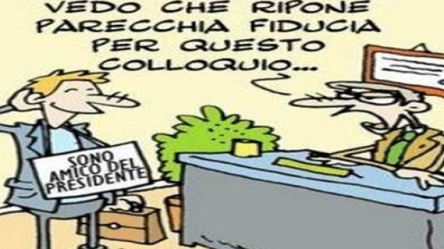 La crisi aumenta il ricorso alla raccomandazione