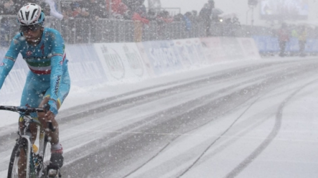 Nibali alla Tirreno Adriatico - Foto Ansa-Peri