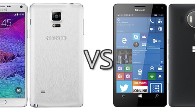 Samsung Galaxy Note 4 vs Microsoft Lumia 950 XL