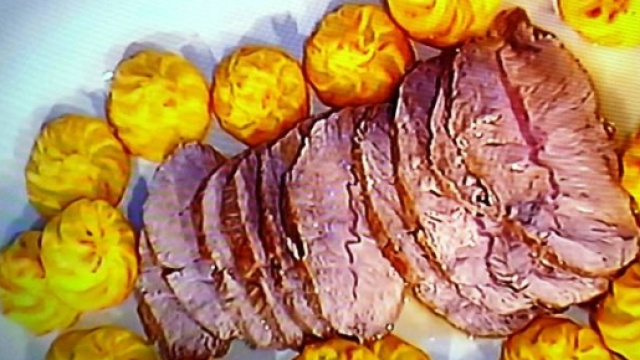 Ricetta pomme duchesse con arrosto