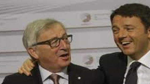 Matteo Renzi e Jean-Claude Juncker