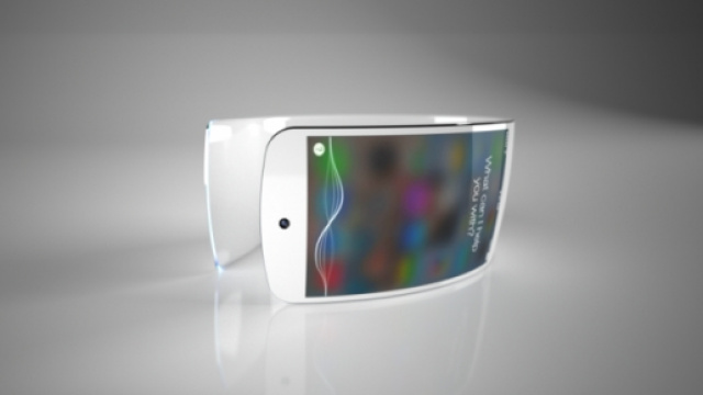 Render di un iPhone flessibile