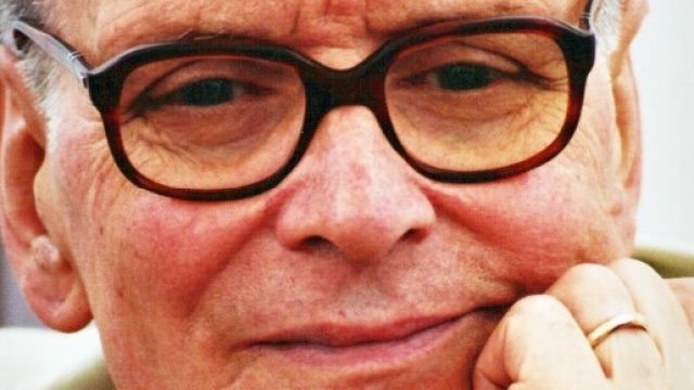 Il compositore italiano Ennio Morricone.