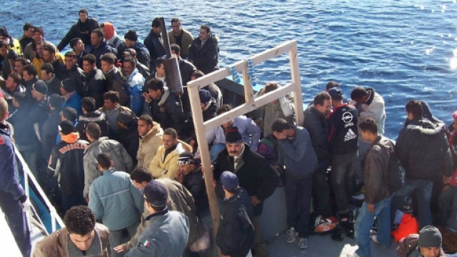 Dalla Libia il 90% degli immigrati in Italia