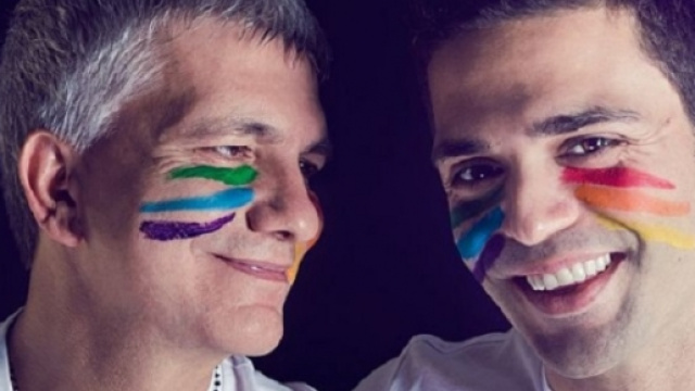 Nichi Vendola e il compagno Ed Testa