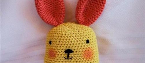 Conejito amigurumi sonajero. Tutorial paso a paso