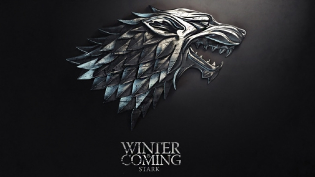 Lo stemma di casa Stark, un metalupo