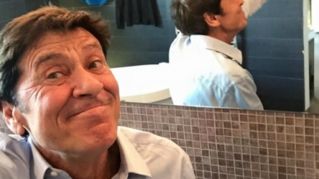 Il cantante italiano Gianni Morandi.