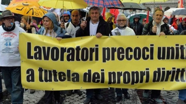 Pensioni: lavoratori precoci a Roma per Quota 41