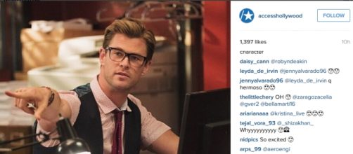 Actor Chris Hemsworth in Ghostbusters Reboot