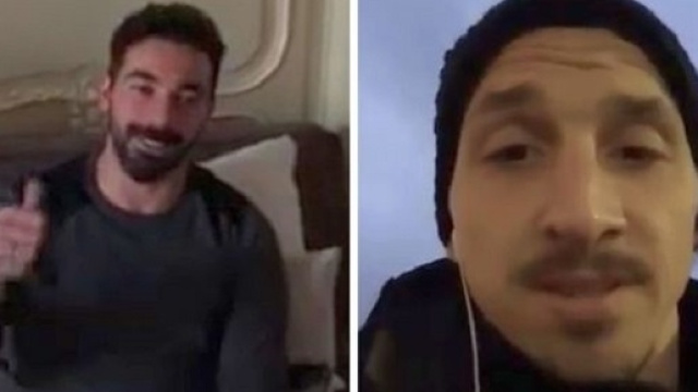 Speciali auguri di Ibra e Lavezzi per Genny.