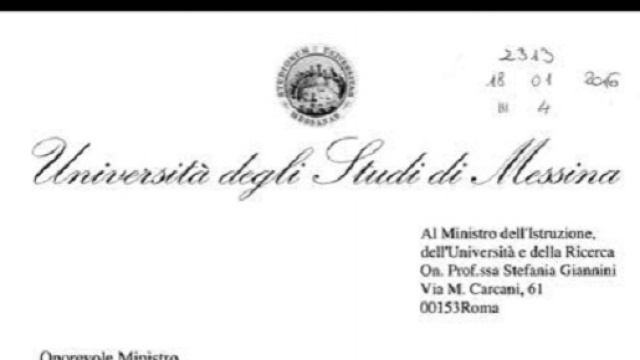 Il fontespizio della lettera alla Giannini