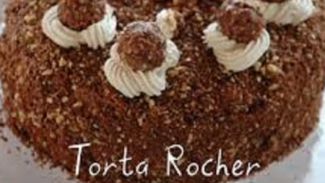 torta Rocher facile da preparare e buonissima